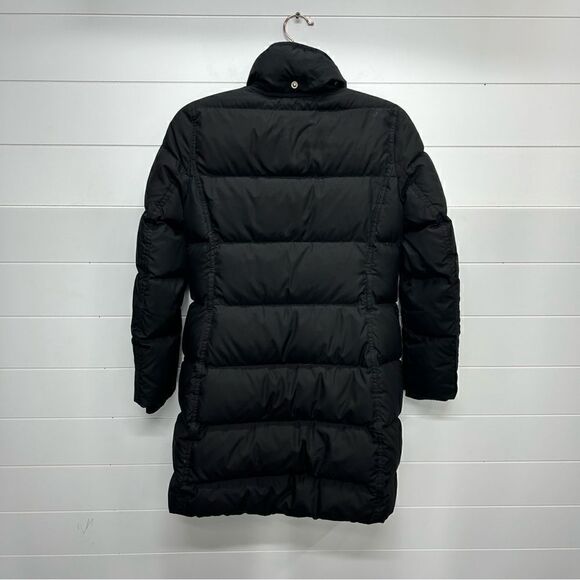 J. Crew black long puffer jacket, xs - Picture 3 of 8